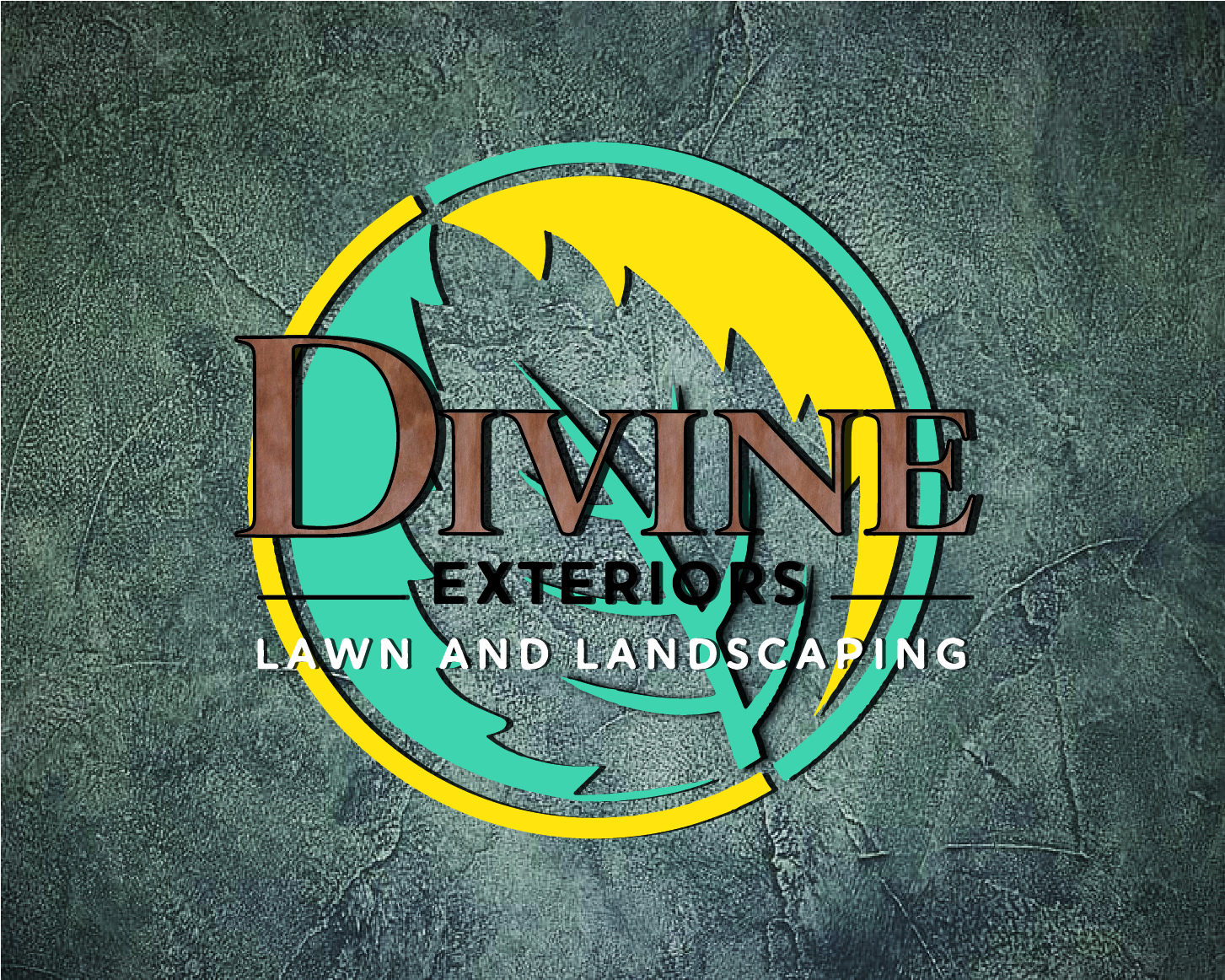 Logo design: Divine Exteriors Lawn and Landscaping